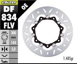 DISC ROUND FLOATING (C, STEEL) 300X5MM