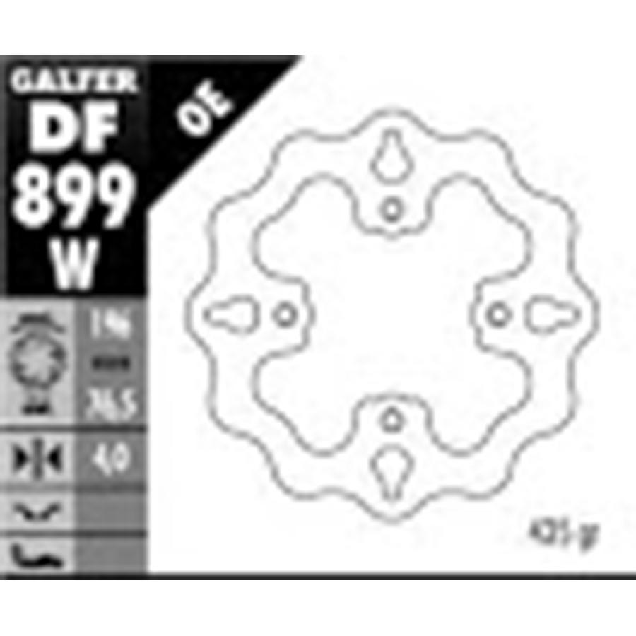 DISCO FRENO GALFER 899W