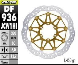 RACING W FLOATECH BRAKE DISC 320X6MM KASHIMA