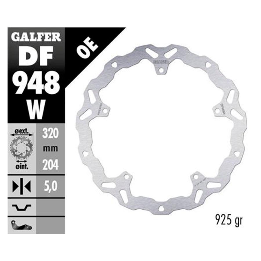 DISCO FRENO GALFER WAVE FIJO 320x5mm