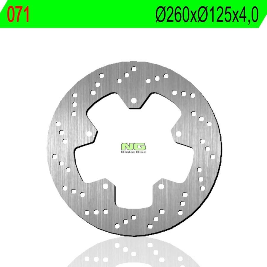 DISCO FRENO NG 071  260 X  125 X 4