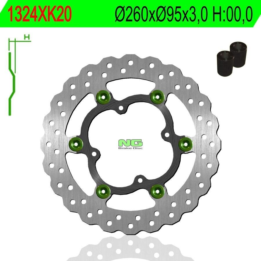 DISCO FRENO NG 1324XK20  260 X  95 X 3