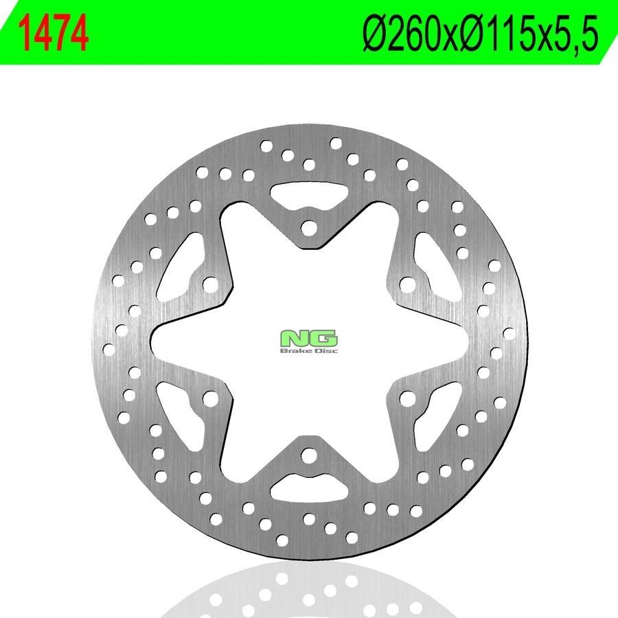DISCO FRENO NG 1474 260 X 115 X 5 5