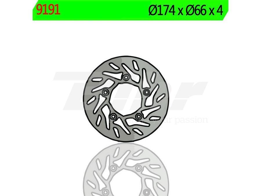 DISCO FRENO NG 9191  174 X  66 X 4