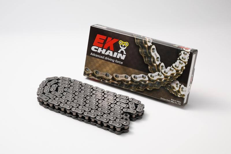 CADENA EK 525ZVX3 NX-RING 525 CARRETERA SUPER-RENFORC E 132 ACERO / ACERO REMACHE