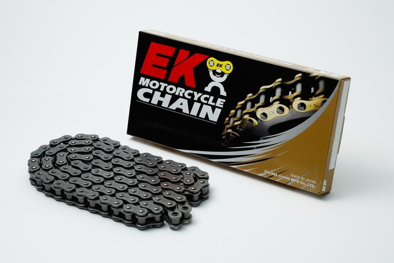 CADENA EK 630SRO O-RING 630 CARRETERA STANDARD 100 ACERO / ACERO REMACHE