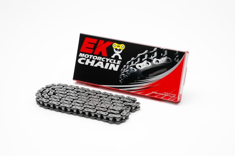 CADENA EK 420SRO O-RING 420 CARRETERA STANDARD 136 ACERO / ACERO CLIP A PRESIàN