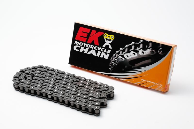 CADENA EK 530D 530 CARRETERA STANDARD 124 ACERO / ACERO CLIP