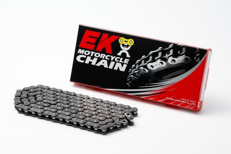 CADENA EK 420SH 420 OFFROAD RACING 126 ACERO / ACERO CLIP