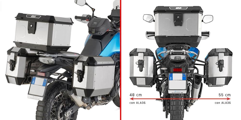 PORTAMALETAS LATERAL CF MOTO MT 450 24 GIVI PL9226