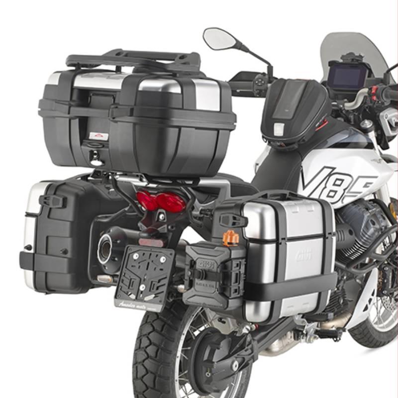 PORTAMALETAS MALETAS LATERAL MOTO GUZZI V85TT 24 PLO8209MK