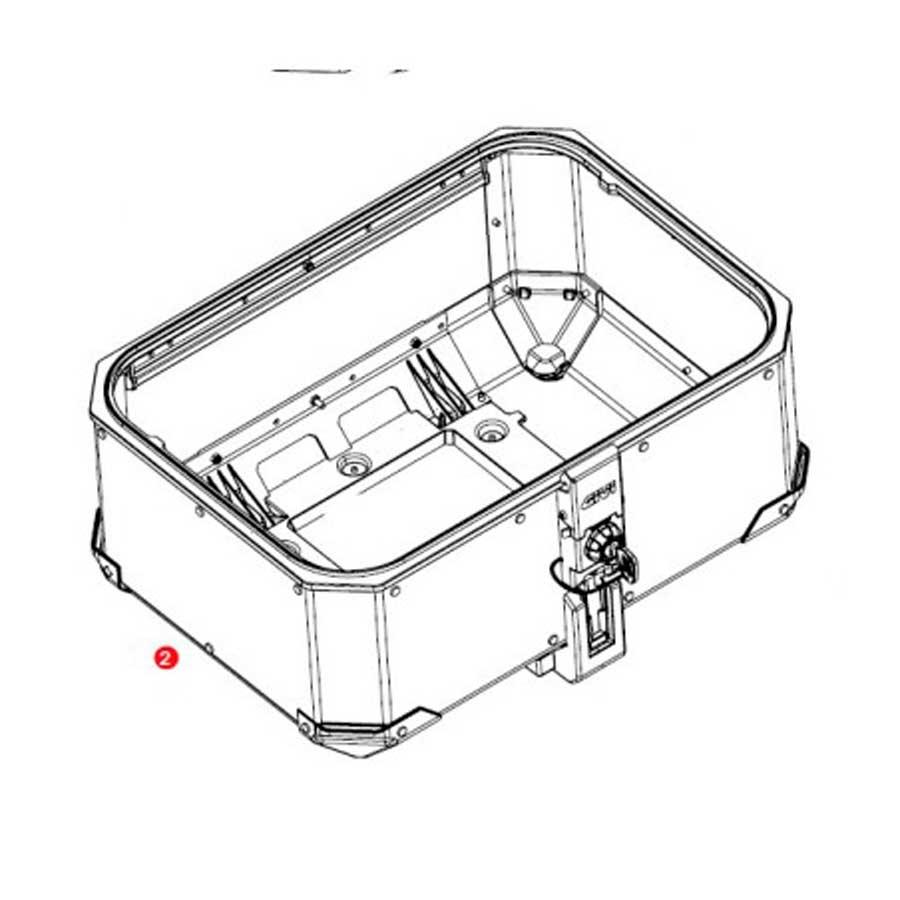 FONDO MONTADO ALUM NEGRO OBKE42B ZOBKE42BFM