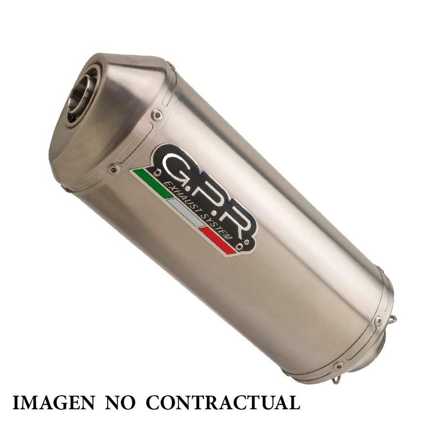 ESCAPE GPR BMW F 650 ST 1993/2002 SATINOX  SILENCIADOR CON TUBO DE CONEXIÓN HOMCAT BMW.72.CAT.SAT