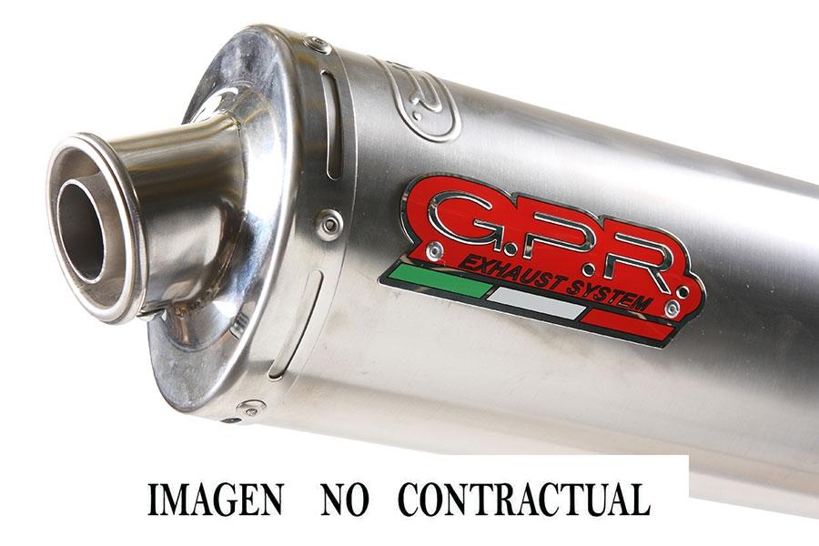 ESCAPE GPR EXHAUST SYSTEM DUCATI MONSTER S4R 1000 2003/07 DOBLE ESCAPE SEMICOMPLETO HOMOLOGADO TITANIUM TONDO / ROUND