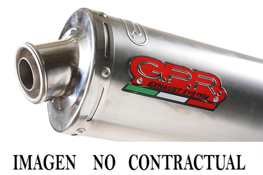 ESCAPE GPR EXHAUST SYSTEM DUCATI MONSTER S2R 800 2004/07 DOBLE ESCAPE SEMICOMPLETO HOMOLOGADO INOX TONDO / ROUND