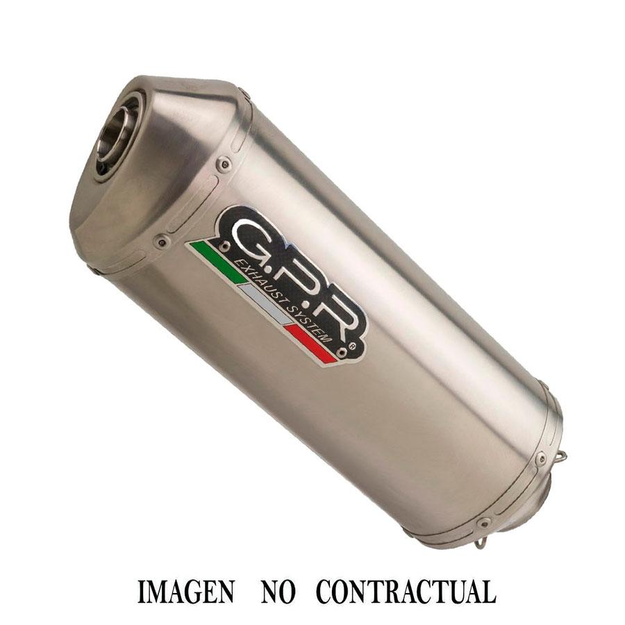 ESCAPE GPR EXHAUST SYSTEM HONDA CRF 250 M 2013/16 ESCAPE COMPLETO HOMOLOGADO SATINOX
