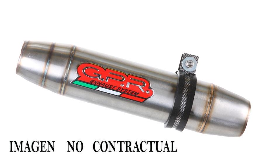 ESCAPE GPR EXHAUST SYSTEM DUCATI MONSTER 796 2010/14 ESCAPE HOMOLOGADO Y TUBO DE CONEXIÓN DEEPTONE INOX