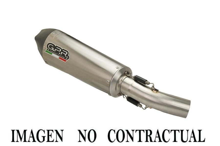 ESCAPE GPR DUCATI MULTISTRADA 950 2021/2023 E5 GP EVO4 POPPY SILENCIADOR CON TUBO DE CONEXIÓN HOM E5.D.138.GPAN.PO
