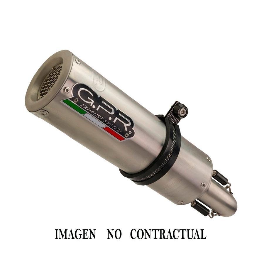 ESCAPE GPR MOTO GUZZI V85 TT 2021/2023 E5 M3 INOX  SILENCIADOR CON TUBO DE CONEXIÓN RACE GU.62.RACE.M3.INOX