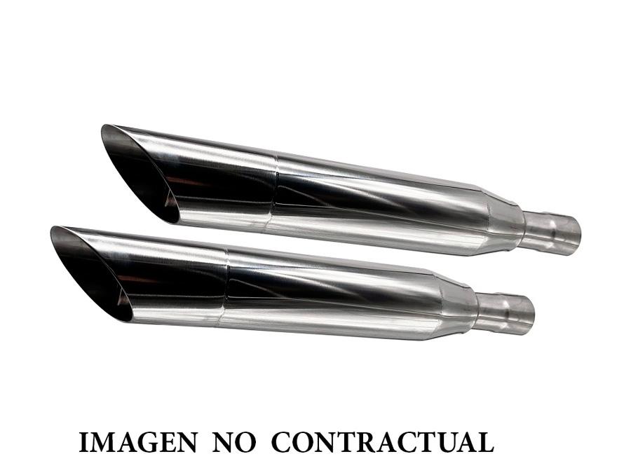 ESCAPE GPR EXHAUST SYSTEM SUZUKI INTRUDER 1500 2013/16 ESCAPE COMPLETO DOBLE HOMOLOGADO CON CATALIZADOR SLASH INOX