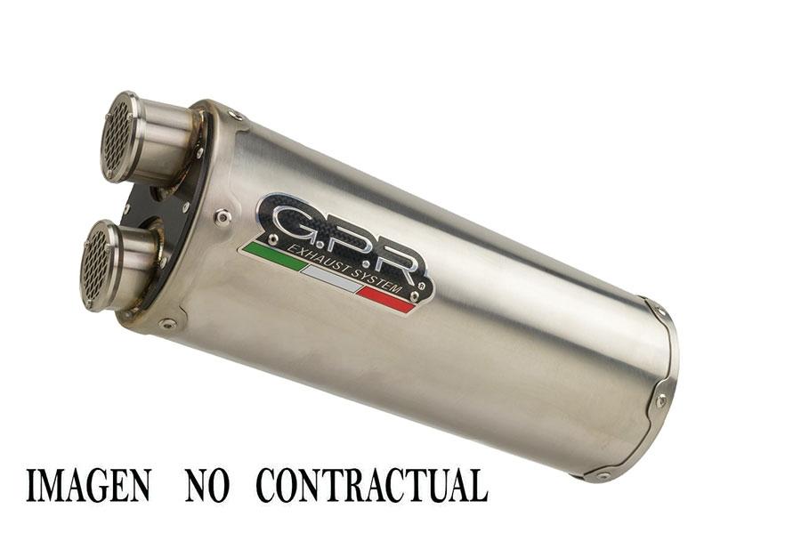 ESCAPE GPR EXHAUST SYSTEM YAMAHA T-MAX 560 2020/2022 E5 ESCAPE COMPLETO HOMOLOGADO DUAL INOX