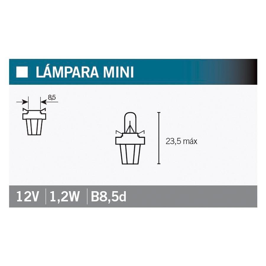 BOMBILLA LAMPARA OSRAM (CAJA 10 UNIDADES) 2721MF   14997