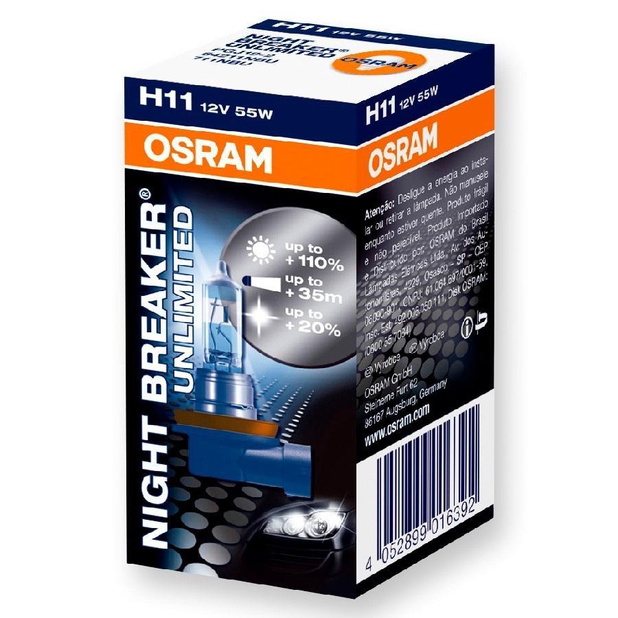 BOMBILLA LAMPARA OSRAM H11 NIGHT BREAKER UNLIMITED   32656