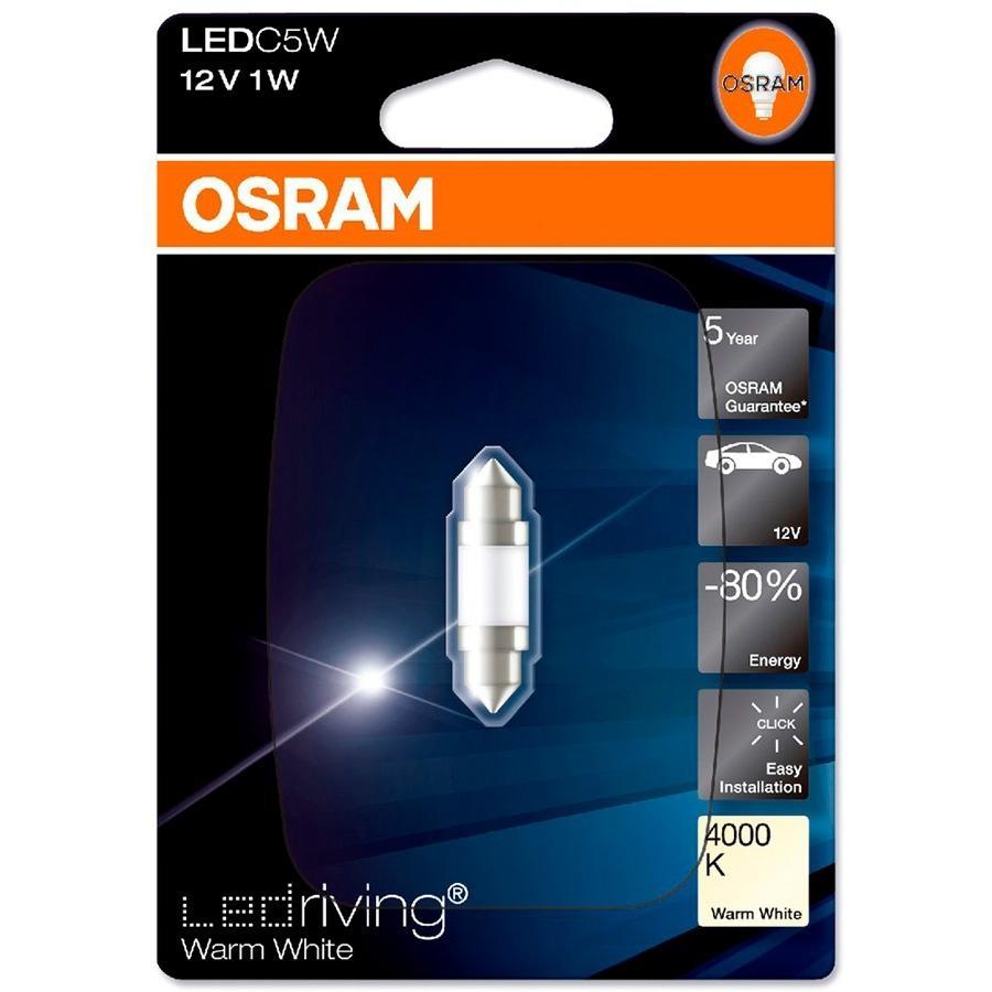 BOMBILLA LAMPARA OSRAM LED RETOFIT 12VCOOL FESTOON 6000K   32661