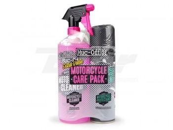 KIT DUO DE CUIDADO MOTO (MOTORCYCLE PROTECTANT + CLEANER) MUC-OFF CARE PACK  66397