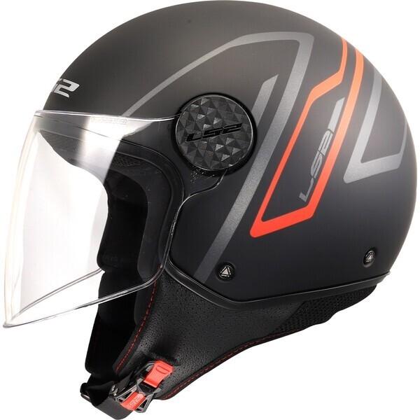 CASCO LS2 OF558 SPHERE LUX II MINIM BLACK RED-06