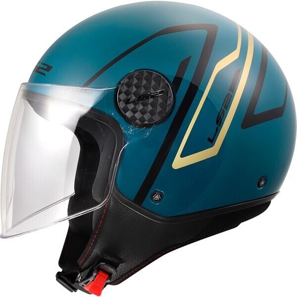 CASCO LS2 OF558 SPHERE LUX II MINIM BLUE TEAL-06