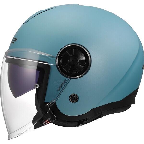 CASCO LS2 OF620 CLASSY SOLID PEARL BLUE-06