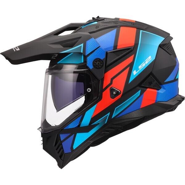 CASCO LS2 MX702 PIONEER II BLOCK BLACK RED BLUE-06