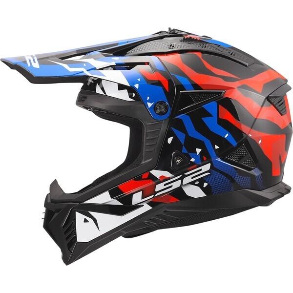 CASCO LS2 MX708 FAST II GROTESK WHITE BLUE RED-06
