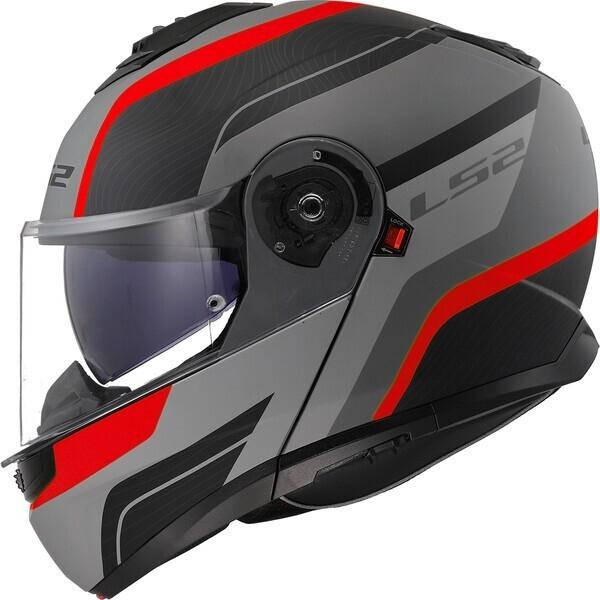 CASCO LS2 FF908 STROBE II MONZA BLACK GREY RED-06