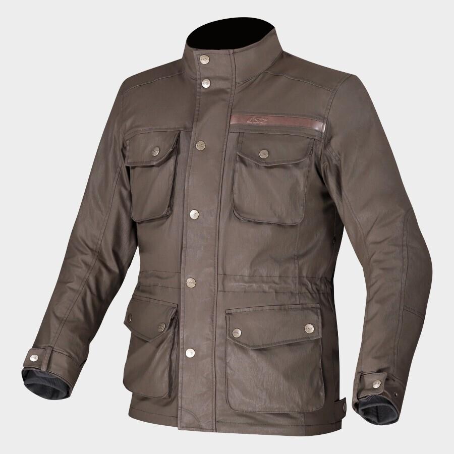 CHAQUETA LS2 LIBERTY MAN JACKET BROWN