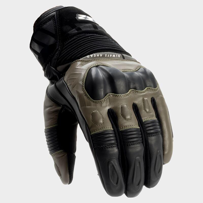 GUANTES LS2 OCTANE WP LEATHER MAN GLOVES BLACK BROWN