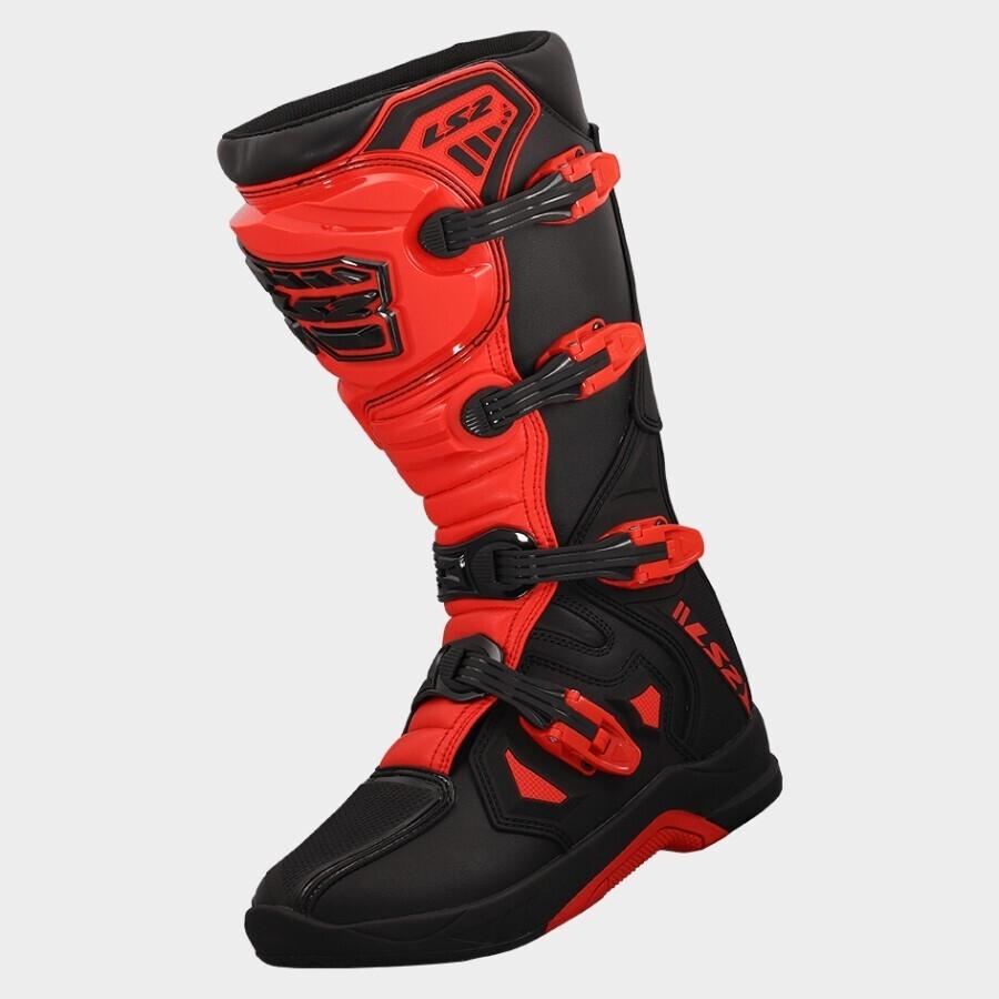 BOTAS LS2 RAPTOR MAN BOOTS BLACK RED