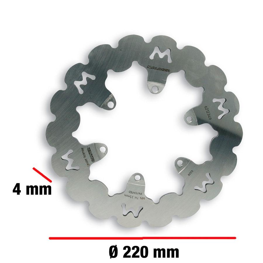 DISCO FRENO DELANTERO MALOSSI WHOOP DISC DEL. BENELLI VELVET400  6212349