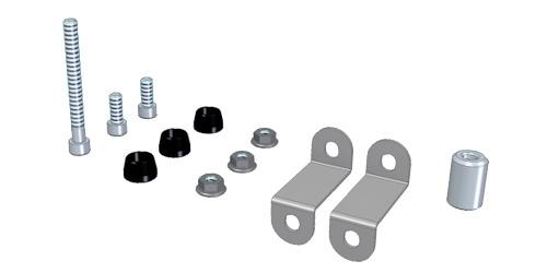 ESCAPE MIVV ROYAL ENFIELD 450 HIMALAYAN 2024   2024 SPORT  Optional kit for original right side pannier fitting.  - - -
