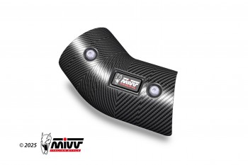 ESCAPE MIVV APRILIA 457 RS 457 2024   2025 SPORT  Optional carbon heatshield.  - - -