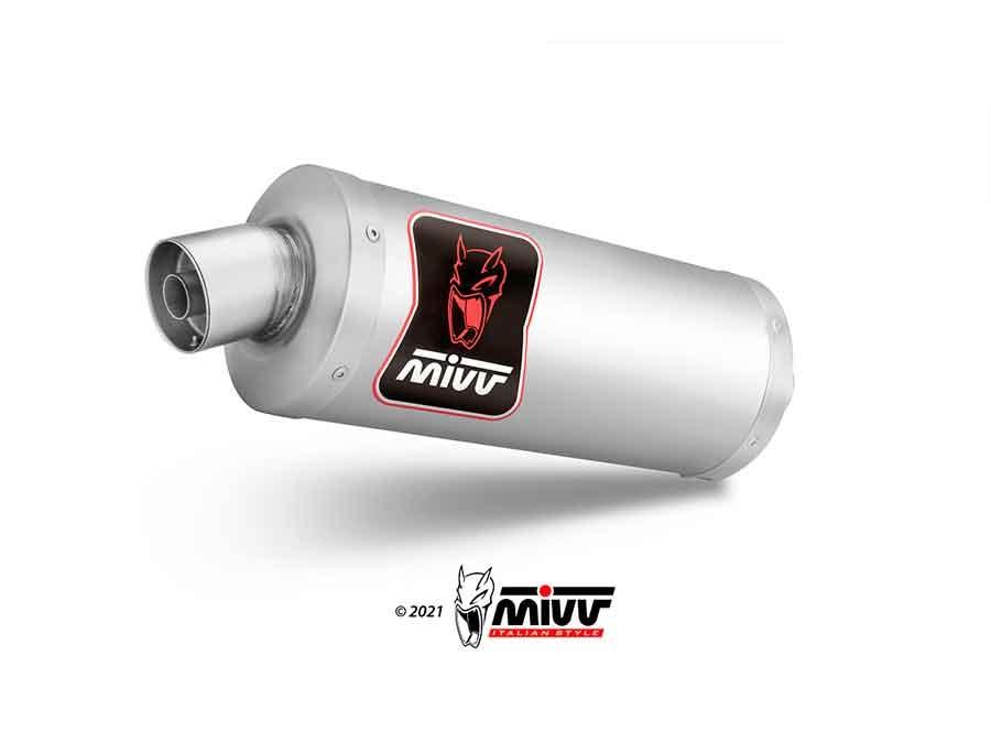 ESCAPE MIVV DUCATI 950 DESERTX 2022   2022 EURO5 SPORT SLIP-ON DAKAR TITANIUM