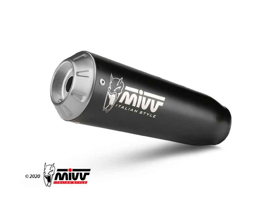 ESCAPE MIVV BENELLI 750 752 S 2019   2022 EURO4   EURO5 SPORT SLIP-ON X-M1 BLACK