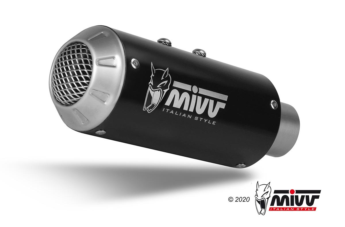 ESCAPE MIVV HONDA 650 CBR 650 R 2024   2025 SPORT FULL SYSTEM 4x2x1 MK3 BLACK ORIGINAL