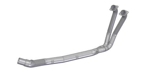 ESCAPE MIVV SUZUKI 800 V-STROM 800 SE 2023   2024 SPORT  No-kat pipe, compatible with both MIVV and original silencers.  - - -