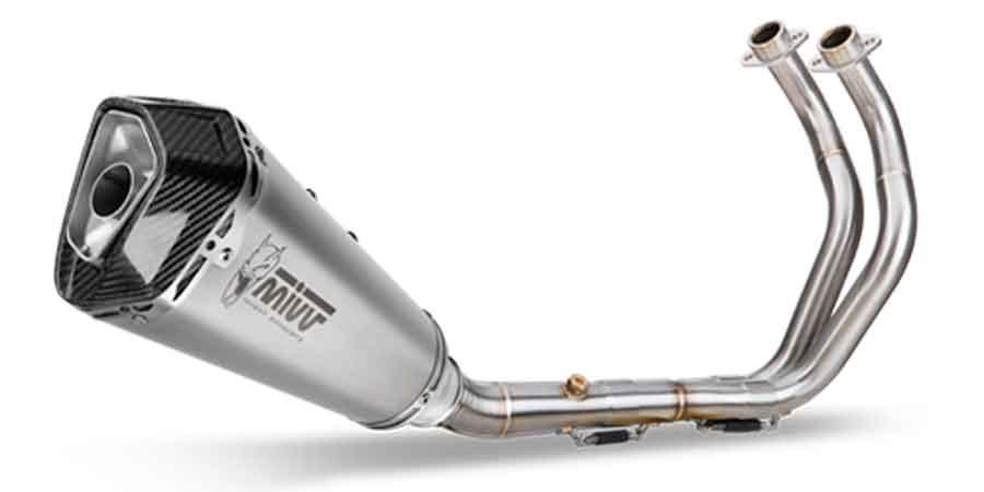 ESCAPE MIVV YAMAHA 700 MT-07 / FZ-07 2021   2022 EURO5 SPORT FULL SYSTEM 2X1 DELTA RACE ST. STEEL