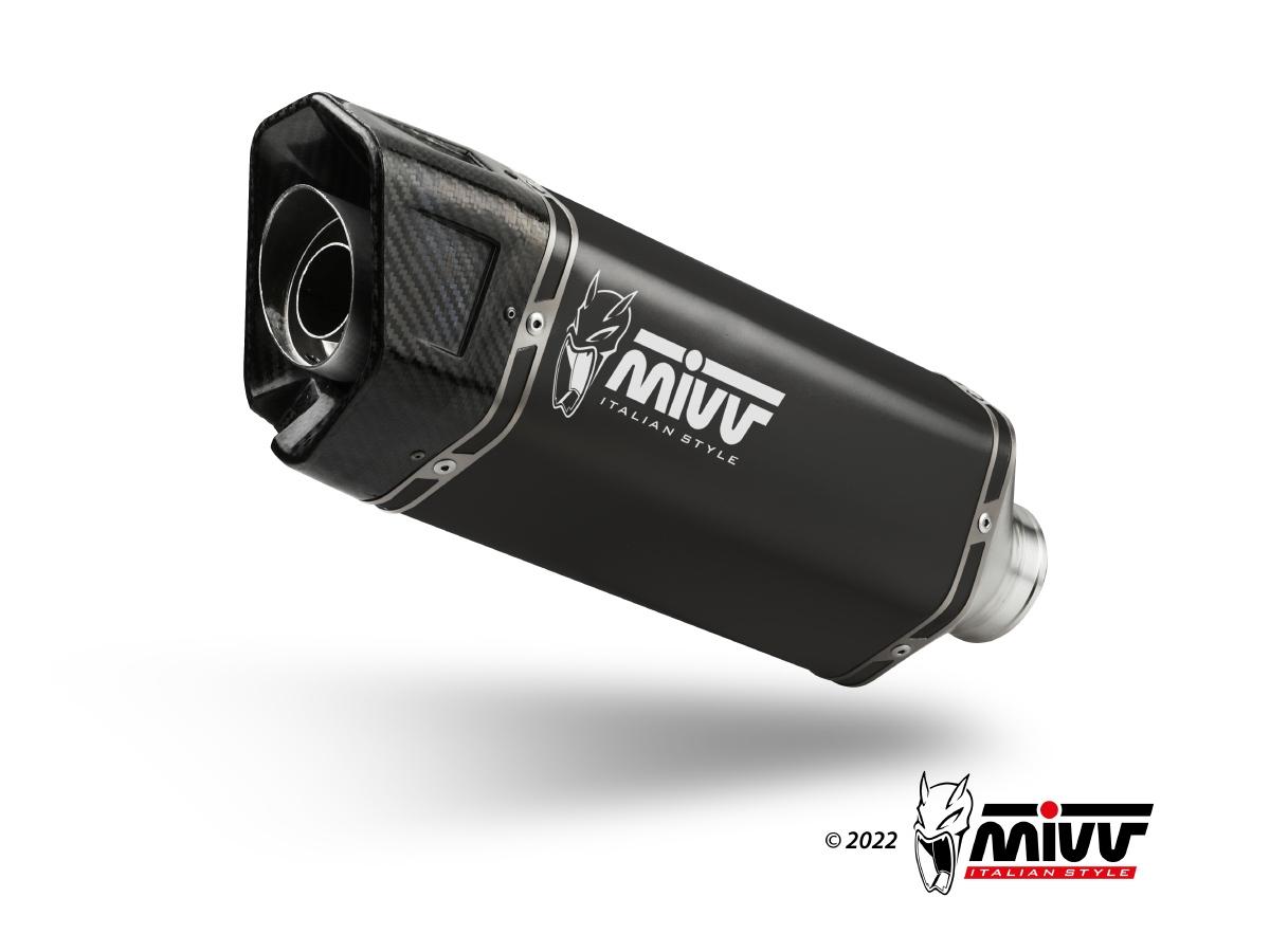 ESCAPE MIVV YAMAHA 560 T-MAX 560 2025   2025 SPORT FULL SYSTEM 2x1 SR-1 BLACK ORIGINAL