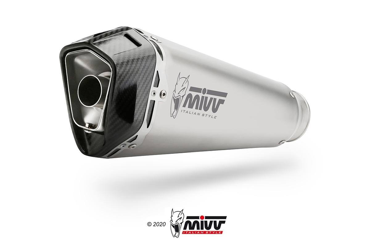 ESCAPE MIVV YAMAHA 890 Tracer 9 / GT / GT+ 2025   2025 SPORT FULL SYSTEM 3x1 DELTA RACE ST. STEEL HIGH
