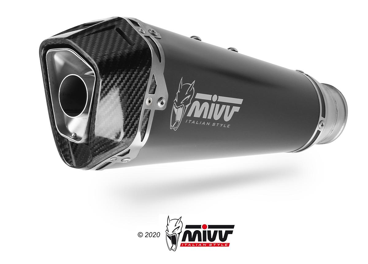 ESCAPE MIVV YAMAHA 700 MT-07 2025   2025 SPORT FULL SYSTEM 2x1 DELTA RACE BLACK ORIGINAL