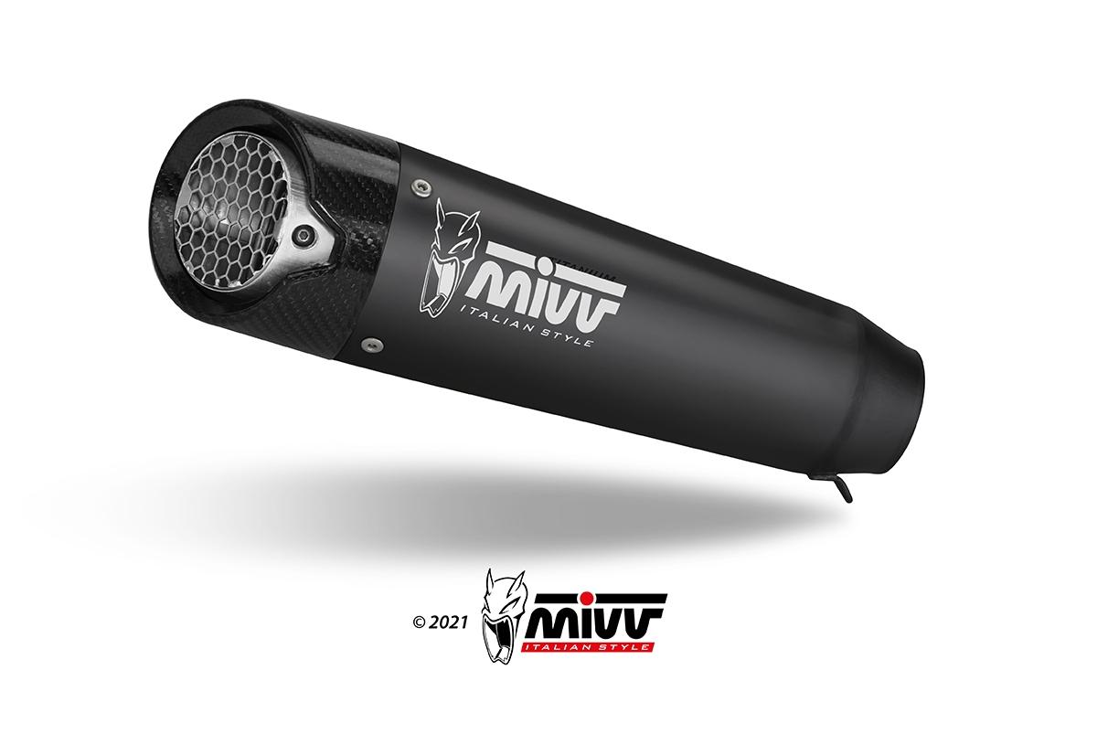ESCAPE MIVV YAMAHA 700 MT-07 2025   2025 SPORT FULL SYSTEM 2x1 X-M5 BLACK ORIGINAL
